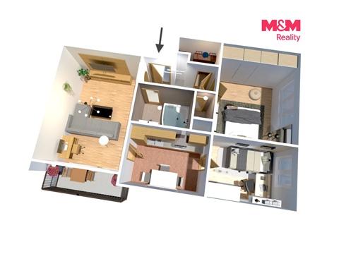 Prodej bytu 3+1, 63 m² - 22