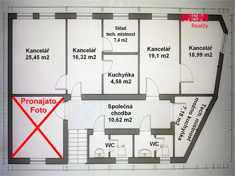 Pronájem obchodních prostor, 114 m² - 0