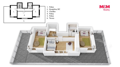 Prodej bytu 4kk, 102 m² 4