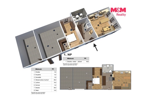Prodej chaty / chapuly, 140 m² - 6