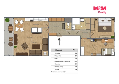 Prodej bytu 3+1, 73 m² 4