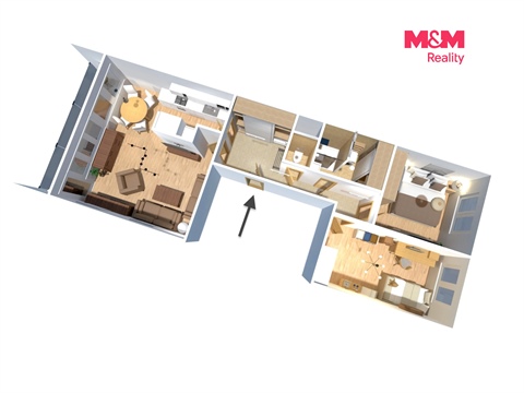 Prodej bytu 3+1, 73 m² 22