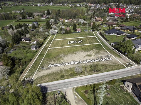 Prodej stavebního pozemku, 1 384 m² 2
