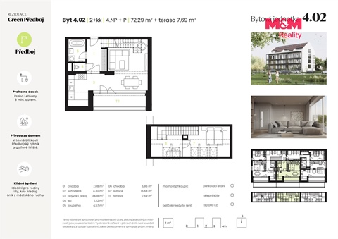 Prodej bytu 2kk, 72 m² - 4