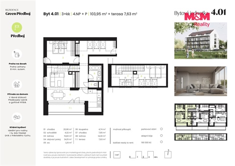 Prodej atypického bytu, 104 m² - 10