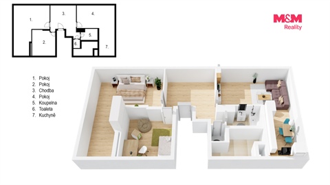 Prodej bytu 3kk, 80 m² - 16