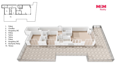 Prodej bytu 3kk, 104 m² - 6