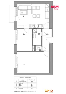 Prodej bytu 3kk, 52 m² 6