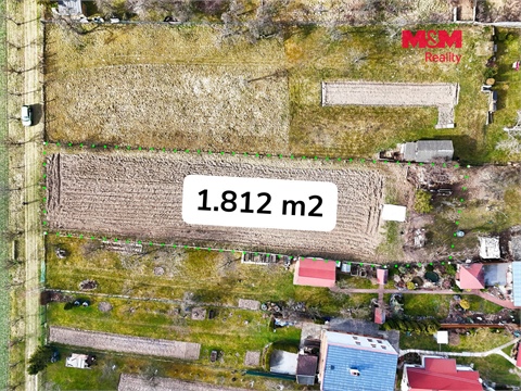 Prodej zahrady, 1 812 m² - 2