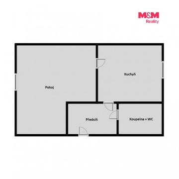 Prodej bytu 1+1, 36 m² - 2