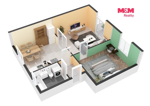 Prodej bytu 2+1, 48 m² 4