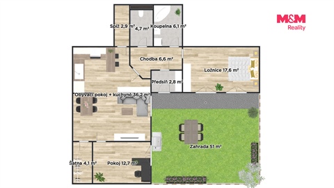 Prodej bytu 3kk, 93 m² - 14