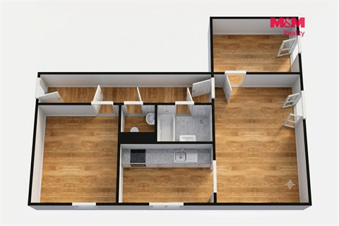 Prodej bytu 3+1, 55 m² - 14