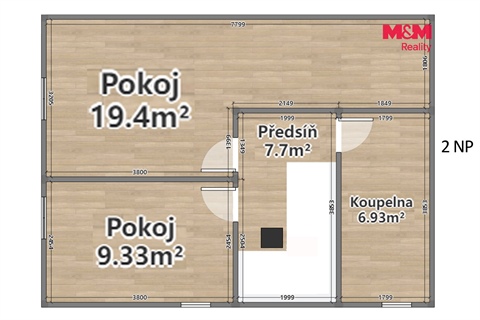 Pronájem rodinného domu, 82 m² - 10