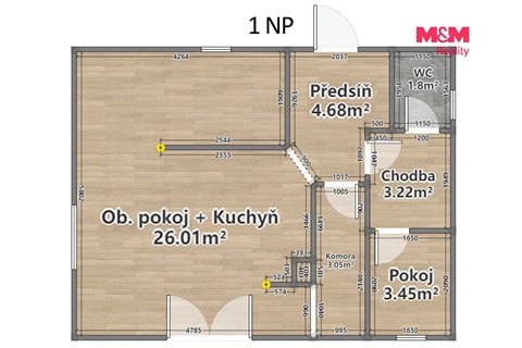 Pronájem rodinného domu, 82 m² 12