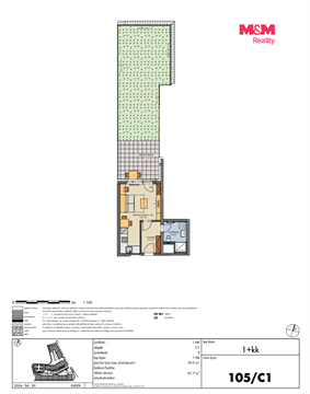Prodej bytu 1kk, 30 m² 2
