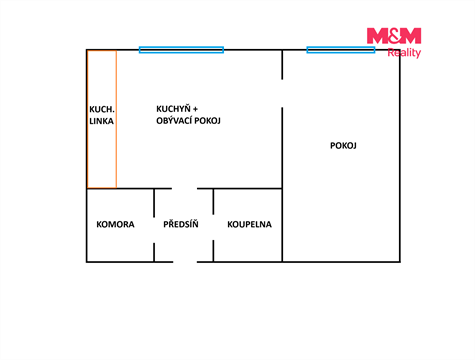 Pronájem bytu 2kk, 60 m² - 8