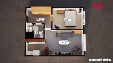 Prodej bytu 2kk, 43 m² 8