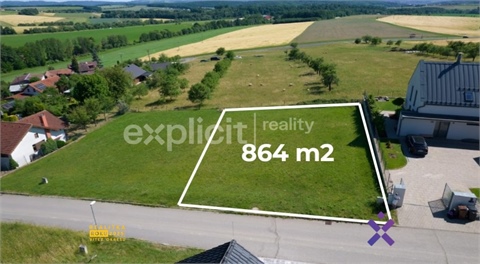 Prodej stavebního pozemku, 864 m² 0