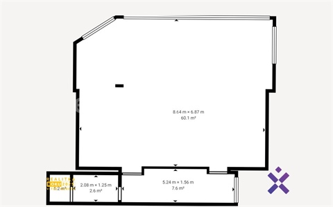 Pronájem obchodních prostor, 75 m² - 16
