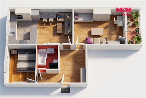 Prodej bytu 3kk, 61 m² - 10
