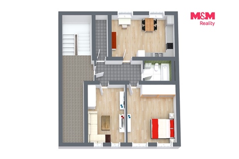 Prodej bytu 2+1, 63 m² - 4