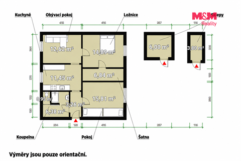 Prodej bytu 3+1, 72 m² 8