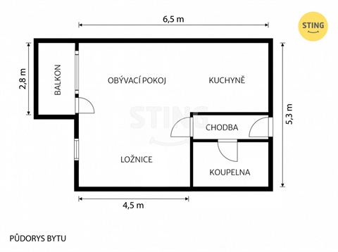 Prodej bytu 1kk, 30 m² - 26