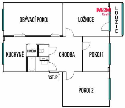 Prodej bytu 4+1, 92 m² - 28
