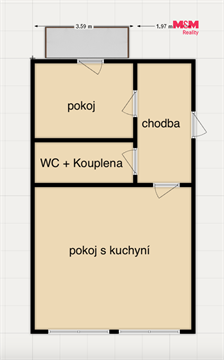 Prodej bytu 1kk, 36 m² - 6