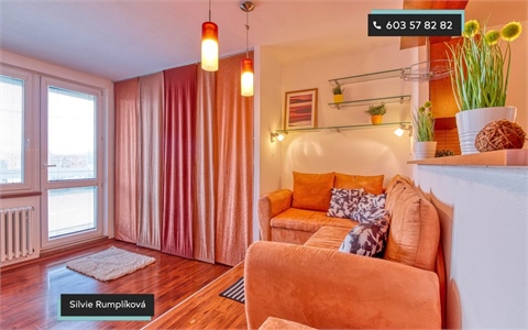 Pronájem bytu 1kk, 27 m² - 2
