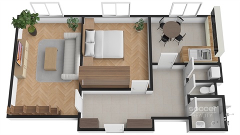 Prodej bytu 2+1, 59 m² - 4