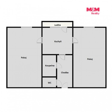 Prodej bytu 2+1, 62 m² - 2