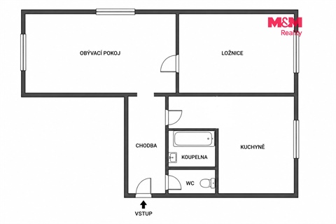 Prodej bytu 2+1, 57 m² 6