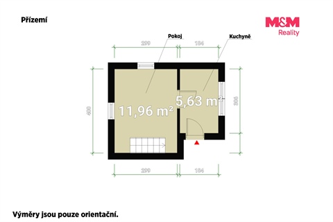Prodej chaty / chapuly, 12 m² - 14