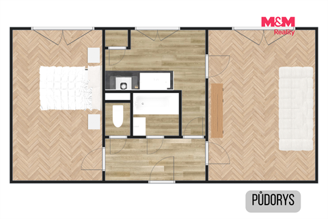 Prodej bytu 2+1, 50 m² 12