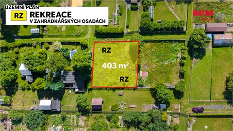 Prodej zahrady, 403 m² 2