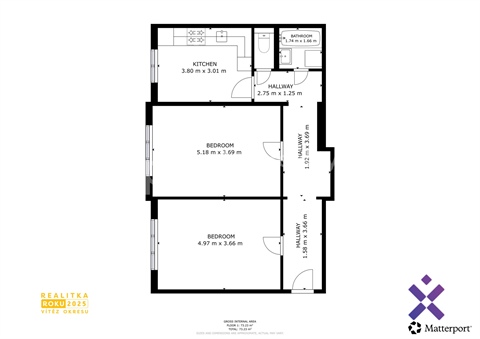Pronájem bytu 2+1, 71 m² 4