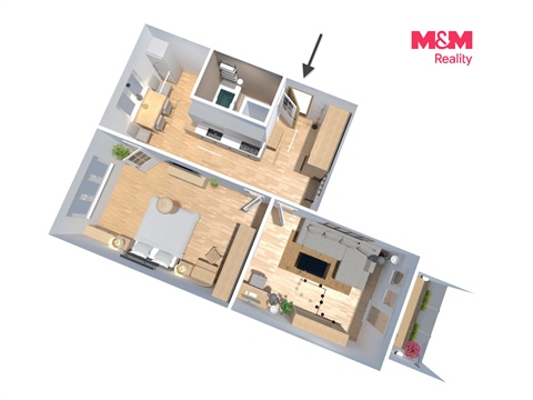 Prodej bytu 2+1, 61 m² - 8