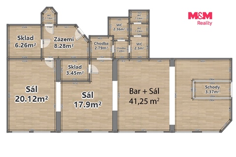 Prodej obchodních prostor, 111 m² 2