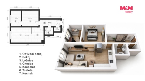 Prodej bytu 2kk, 45 m² - 16