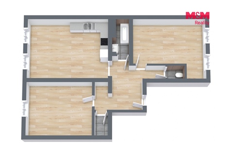 Prodej bytu 3kk, 90 m² - 4