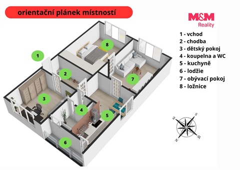 Prodej bytu 3+1, 64 m² 10