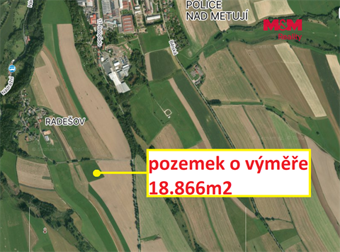 Prodej louky, 18 866 m² - 0