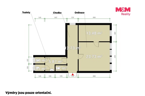 Pronájem kanceláře, 60 m² 4