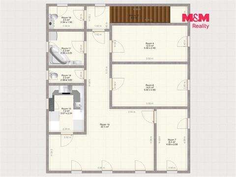 Prodej rodinného domu, 197 m² - 26