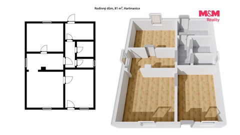 Prodej rodinného domu, 81 m² 12