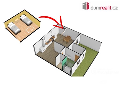 Prodej bytu 1kk, 43 m² 4