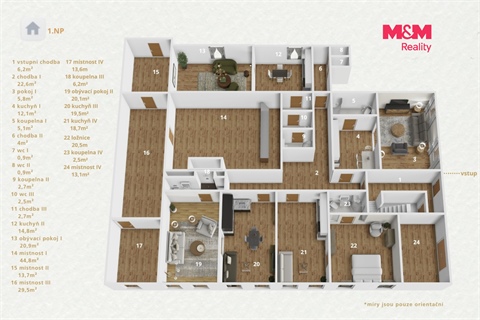 Prodej rodinného domu, 746 m² - 8