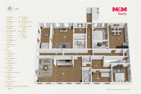 Prodej rodinného domu, 746 m² 10